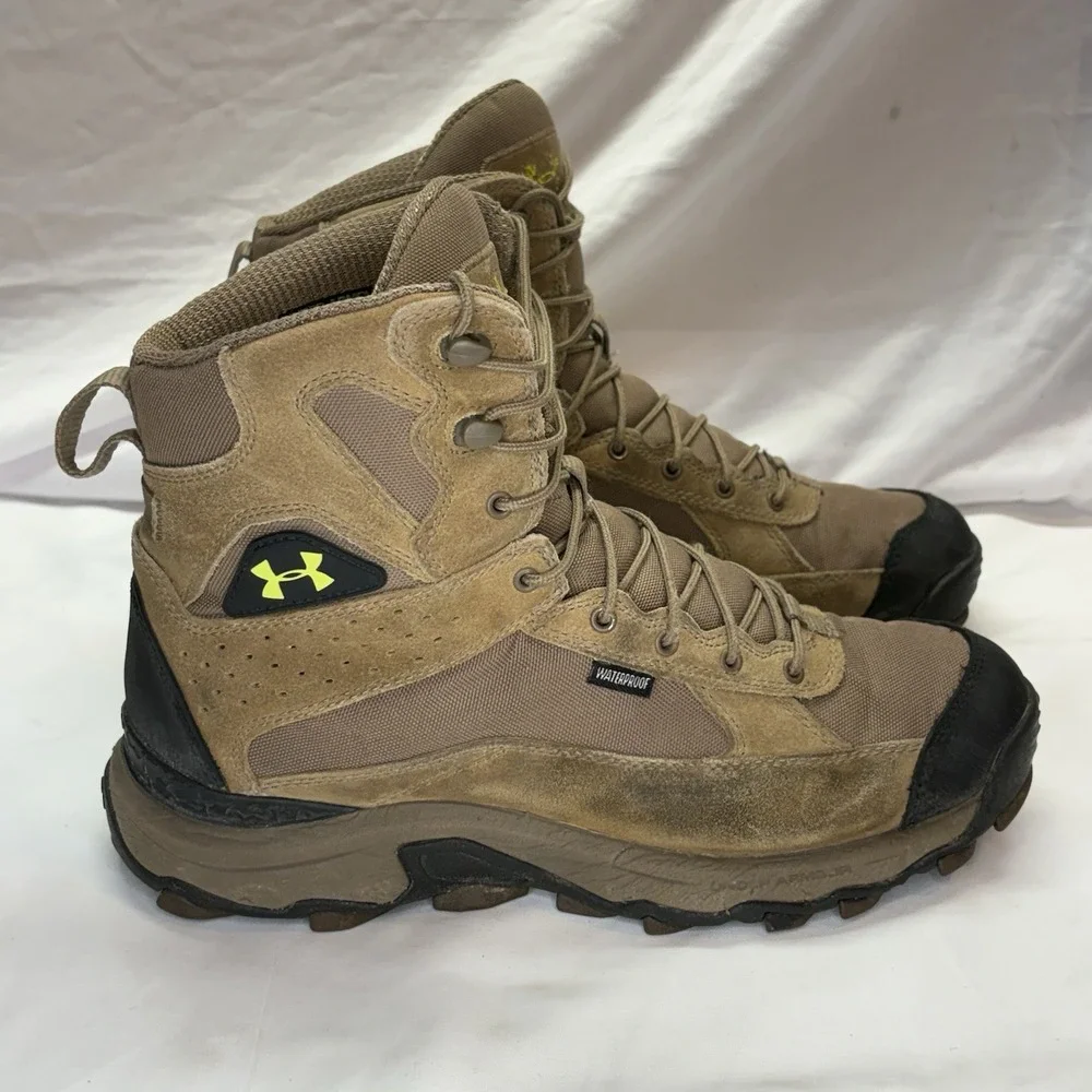 Under Armour Speed Freek Bozeman Hunting Boots Mens US 9.5 Waterproof Camo Shoes